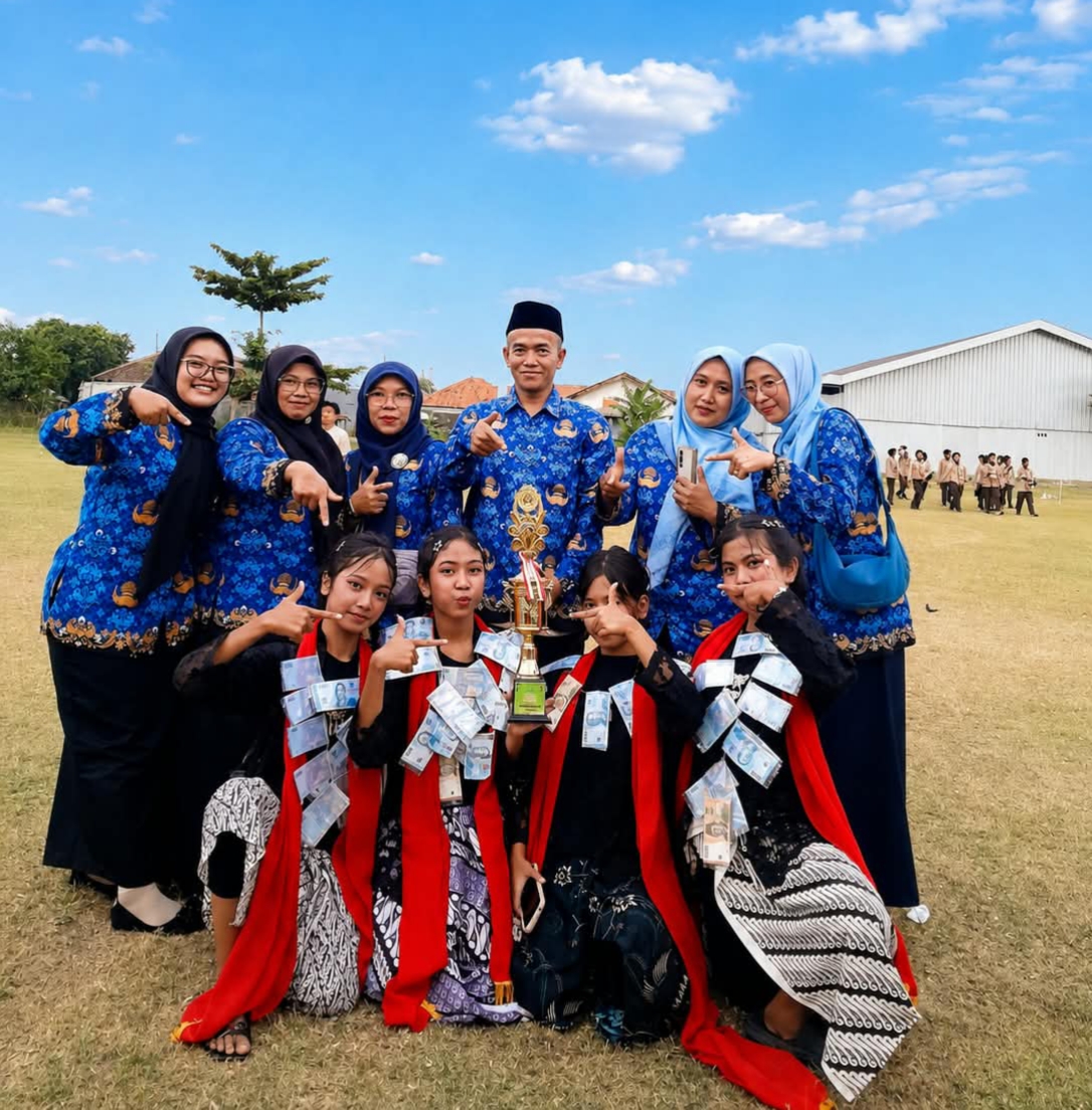 MTs S Al Hidayah Pasuruan Juara 1 Seni, Tampil pada Penutupan Upacara Penurunan Bendera HUT ke-81 RI.