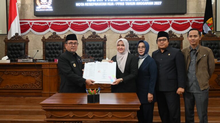 Bupati dan DPRD Kabupaten Cirebon Sepakati KUA-PPAS Tahun Anggaran 2027.
