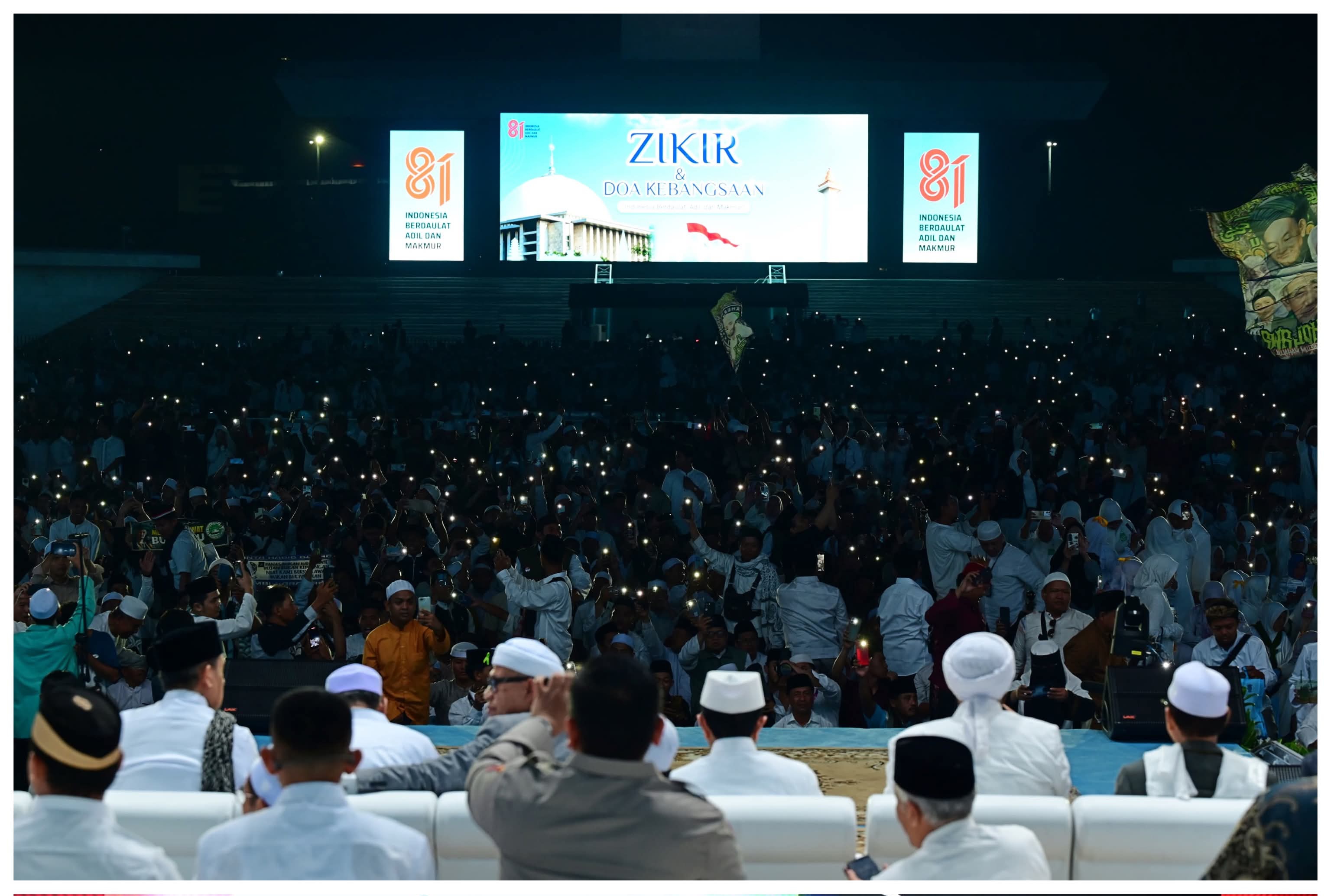 Seluruh PNS/P3K Kemenag Kab.Cirebon Hadiri Zikir dan Doa Kebangsaan di Monas.