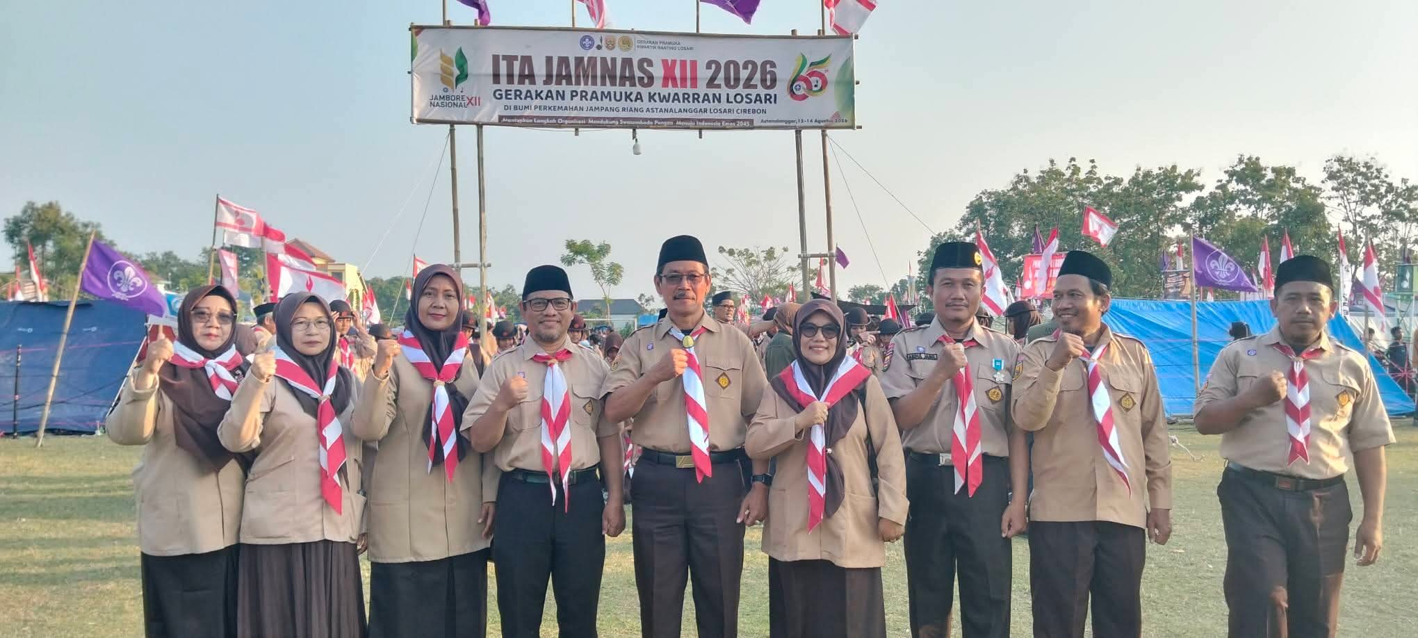 Wasbin H. Shohibi Hadir Dampingi Madrasah Binaan Ikuti Perkemahan Ita Jamnas 2026 di Bumi Perkemahan Jampang Riang.